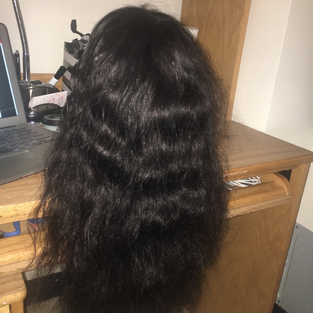 lace front human hair wig